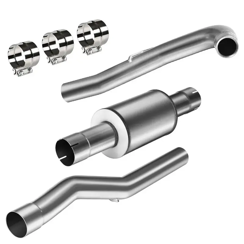 4‘’/5‘’ 2011-2016 Lml 6.6 Duramax Dpf Delete Race Pipe Exhaust Chevy Gmc 2500Hd 3500Hd 4