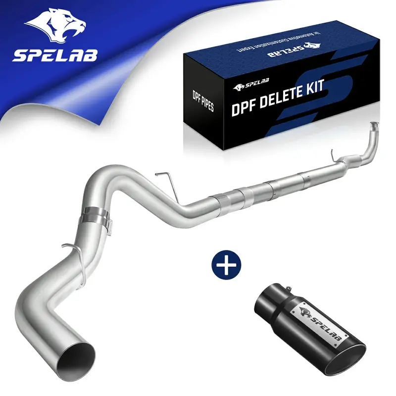 4‘’/5‘’ 2011-2016 Lml 6.6 Duramax Dpf Delete Race Pipe Exhaust Chevy Gmc 2500Hd 3500Hd 5