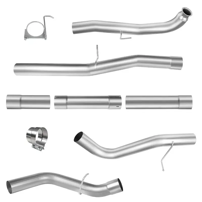 4‘’/5‘’ 2011-2016 Lml 6.6 Duramax Dpf Delete Race Pipe Exhaust Chevy Gmc 2500Hd 3500Hd 6