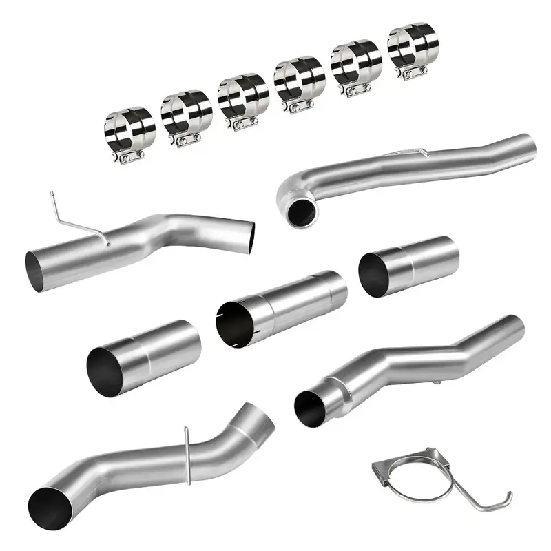 4‘’/5‘’ 2011-2016 Lml 6.6 Duramax Dpf Delete Race Pipe Exhaust Chevy Gmc 2500Hd 3500Hd 8