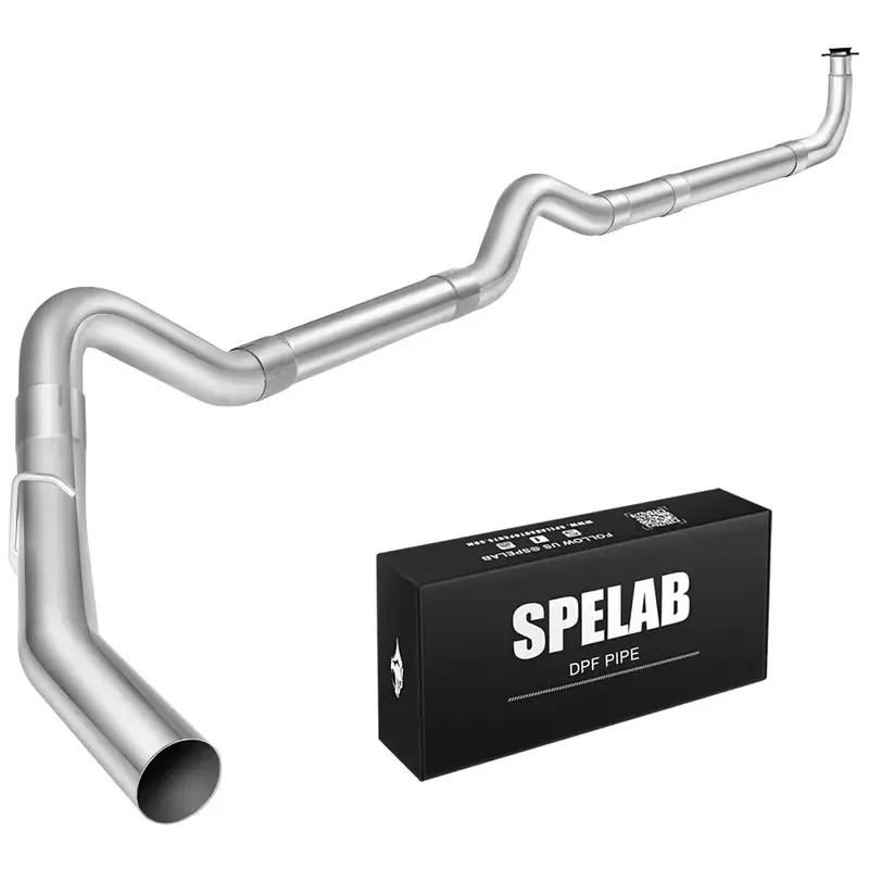 4'/5' Downpipe-Back 2001-2007 Lbz Lly Lb7 6.6 Duramax Dpf Delete Race Pipe | Spelab 1