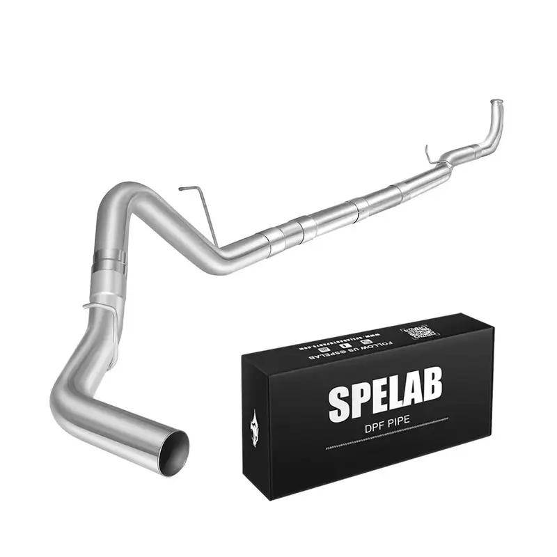 4"/5" Downpipe-Back 2011-2015 Lml 6.6 Duramax Dpf Delete Race Pipe | Spelab 1