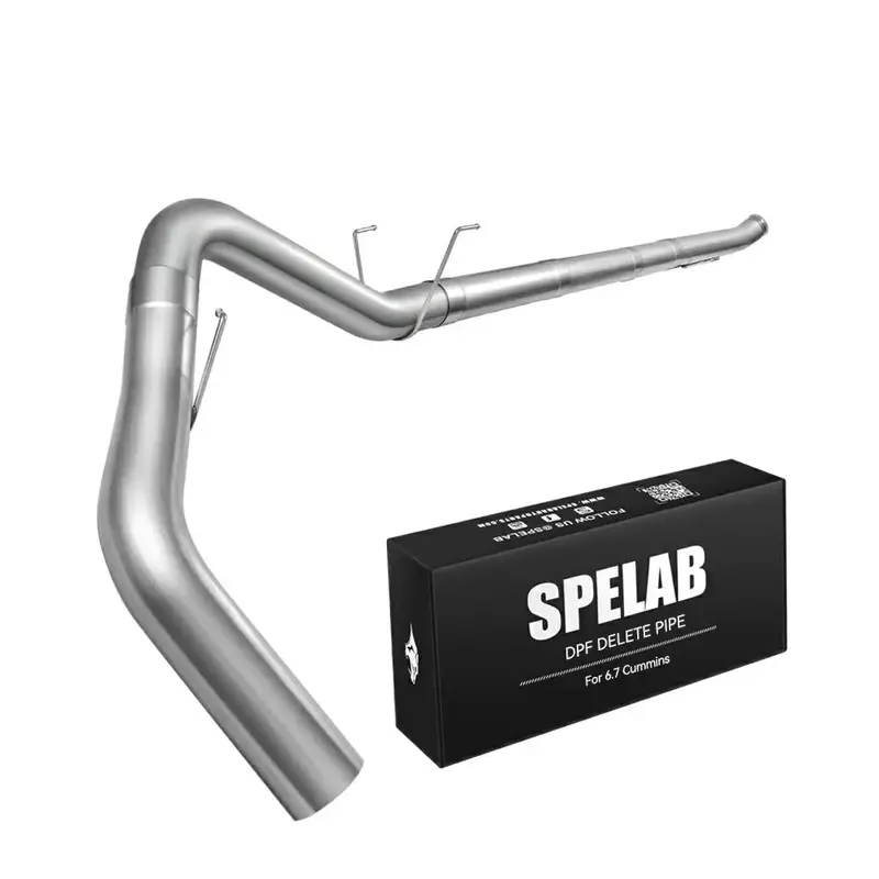 4"/5" Downpipe-Back For 2019-2025 Dodge Ram 6.7L Diesel W/Dpf Delete/Race Pipe | Spelab 1