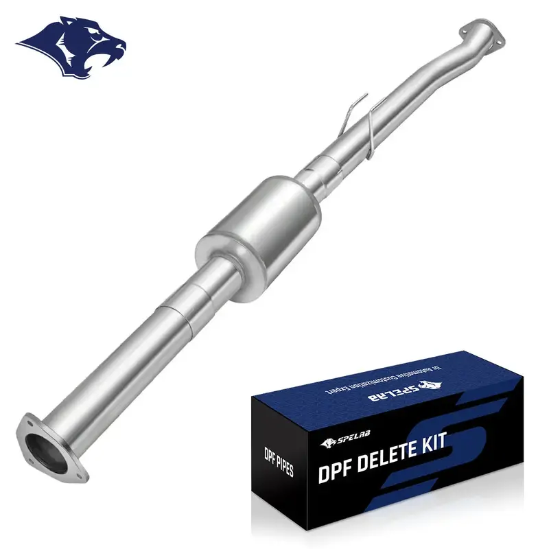 4‘’/5‘’ Dpf Delete Race Pipe Exhaust For 2011-2024 Ford 6.7 Powerstroke F250 F350 F450 9
