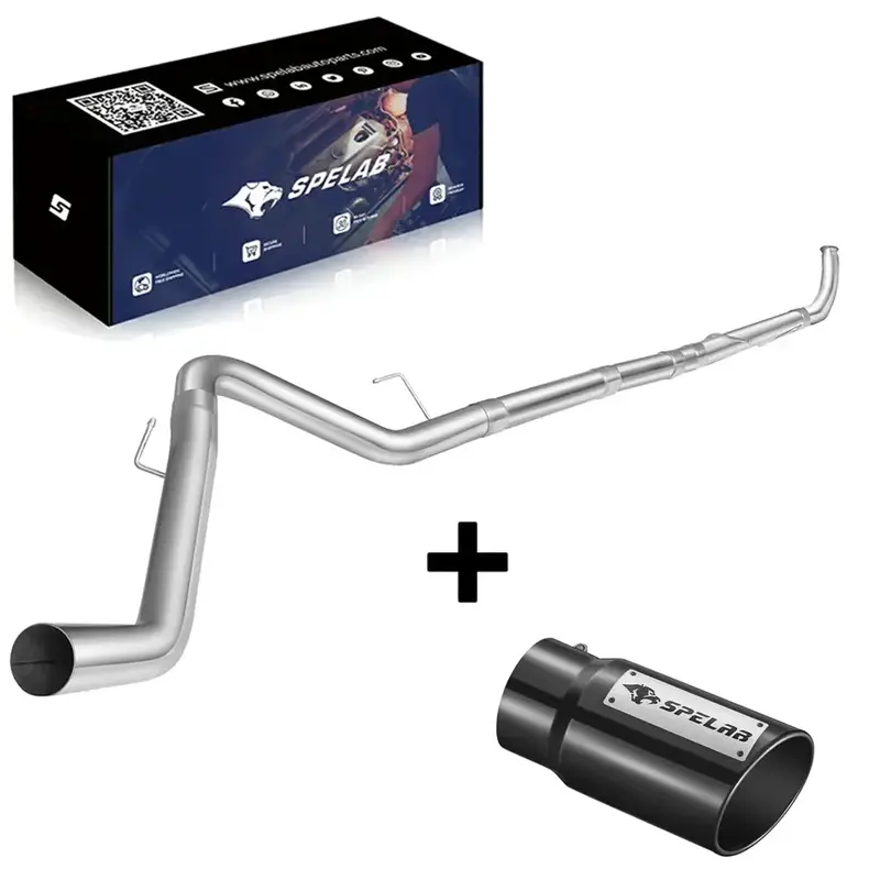 4"/5" Turbo-Back 2013-2018 For Dodge Ram 6.7L Diesel Dpf Delete Race Pipe | Spelab 1