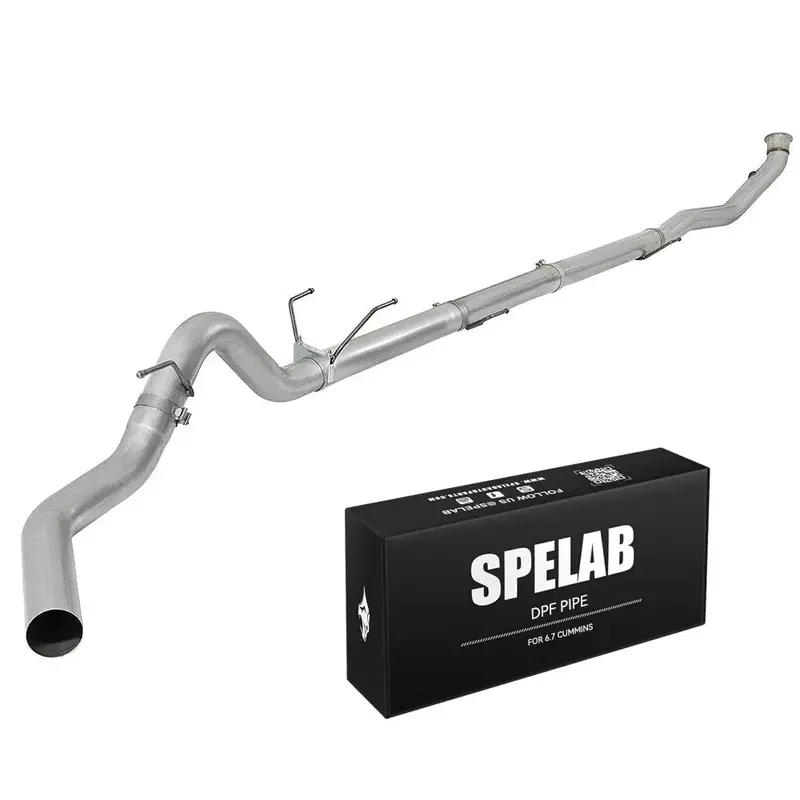 4"/5" Turbo-Back 2013-2018 For Dodge Ram 6.7L Diesel Dpf Delete Race Pipe | Spelab 2