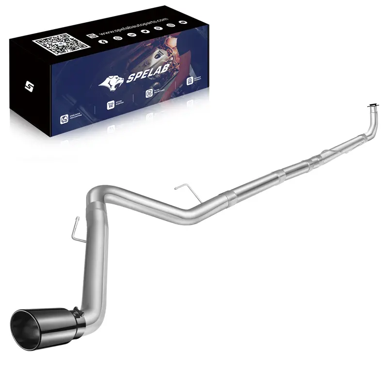 4"/5" Turbo-Back 2013-2018 For Dodge Ram 6.7L Diesel Dpf Delete Race Pipe | Spelab 3