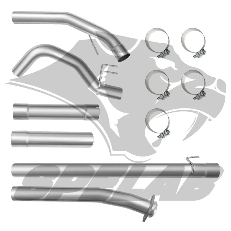 4‘’ Cat & Dpf Delete Race Pipe For 2008-2010 Ford 6.4 Powerstroke | Spelab 2