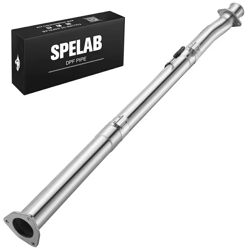 4‘’ Cat& Dpf Race Pipe 2020-2025 Ford 6.7L Powerstroke Diesel Delete Race Pipe |Spelab 1