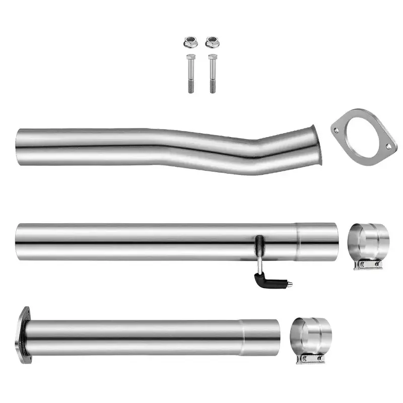 4‘’ Cat& Dpf Race Pipe 2020-2025 Ford 6.7L Powerstroke Diesel Delete Race Pipe |Spelab 2