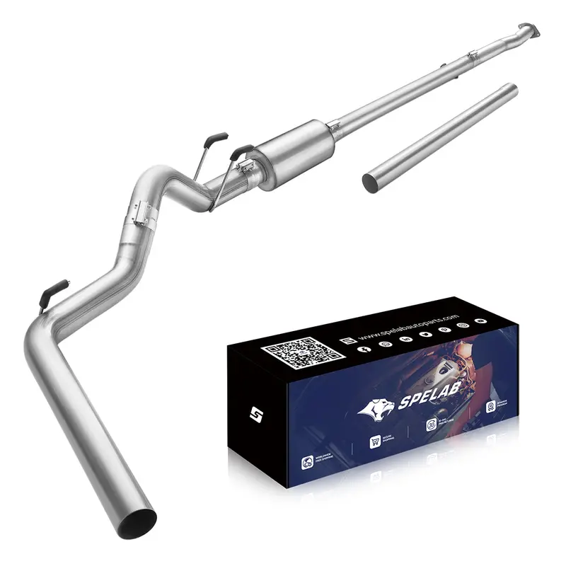 4‘’ Downpipe-Back Cab&Chassis 2011-2019 Ford 6.7 Powerstroke Dpf Delete Race Pipe | Spelab 1