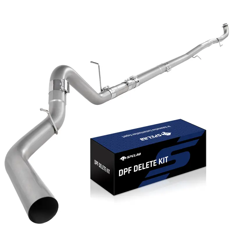 4‘’ Downpipe-Back Dpf Delete Kit For 2015.5-2016 Chevy Gmc Lml 6.6 Duramax 1