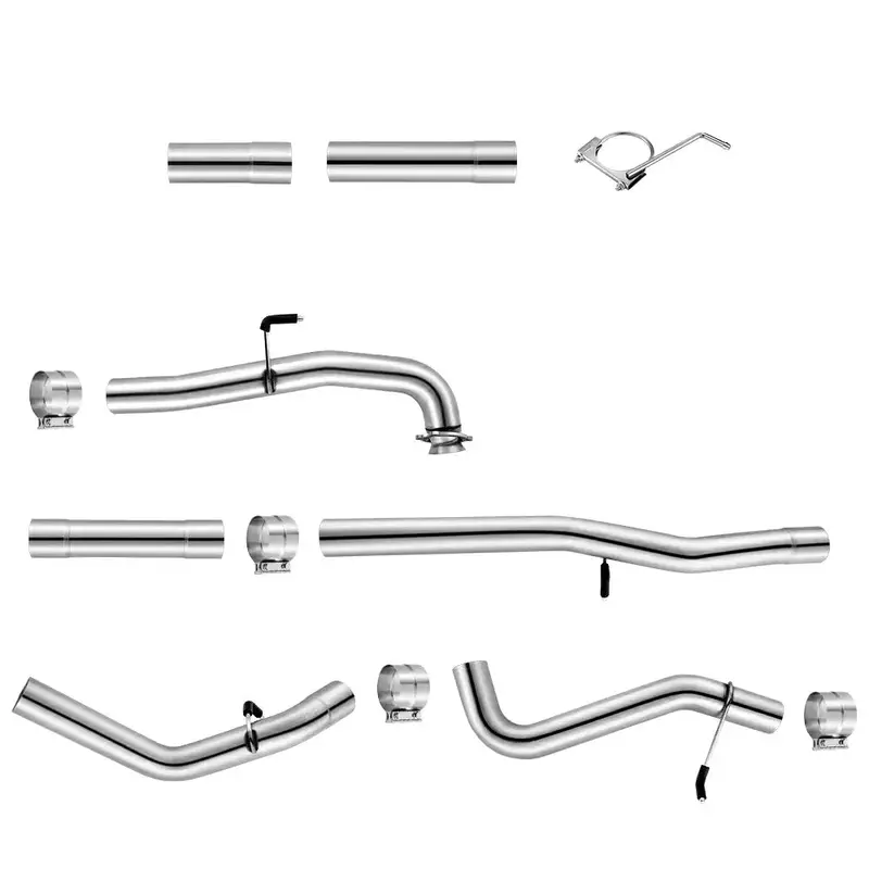4‘’ Downpipe Back Single 2020-2025 L5p 6.6L Duramax Dpf Delete Race Pipe Gm 2500/3500|Spelab 2
