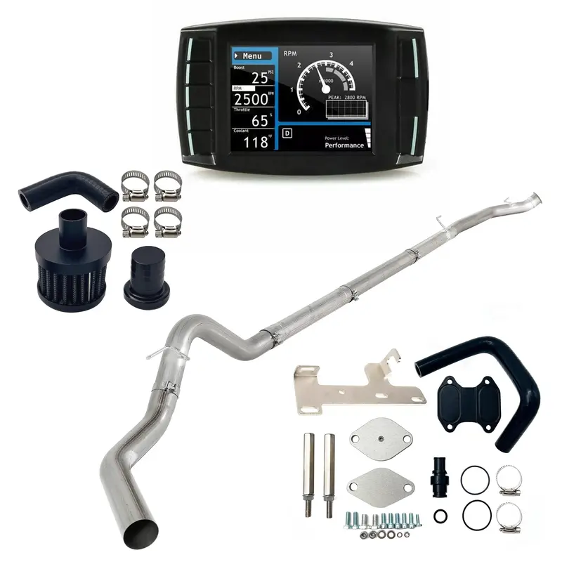 4" Dpf/Def/Egr/Ccv Delete 2010-2012 6.7L Ram Cummins All-In-One Kit 1