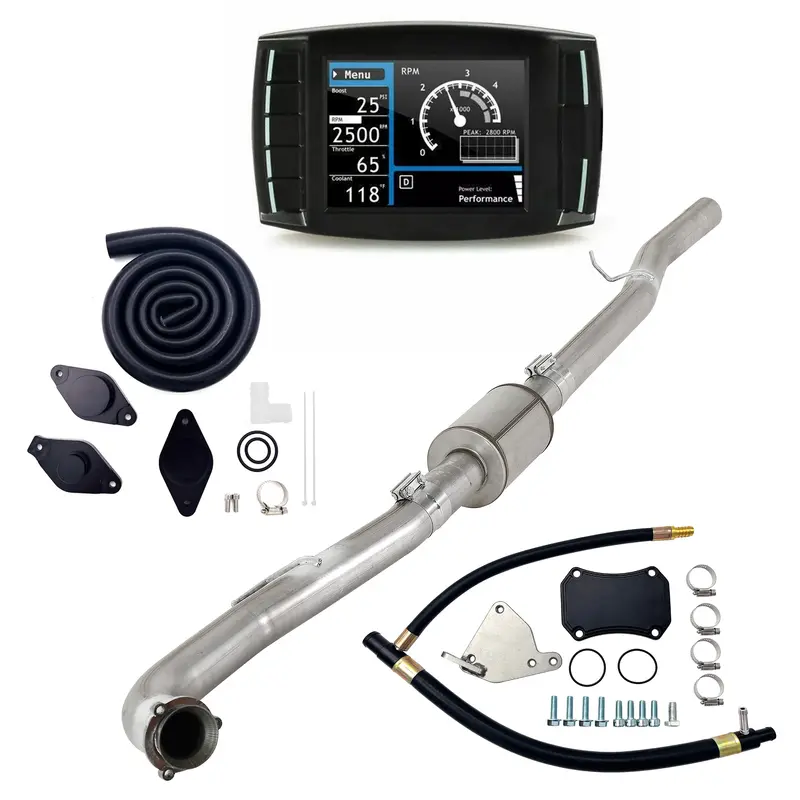 4" Dpf/Def/Egr/Ccv Delete 2015.5-2016 6.6L Duramax All-In-One Kit 1