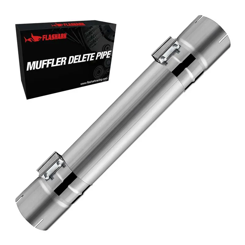 4 Inch/5 Inch Muffler Delete Pipe 30 Inch Length For Diesel Exhaust Stainless Steel 2