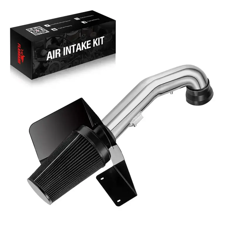 4 Inches Cold Air Intake Kit For 2009-2013 Gmc Sierra 1500 Chevrolet Silverado 1500 4.8L 5.3L 6.0L 6.2L V8 Engine 1