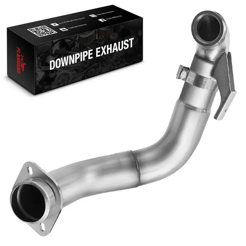 4" Turbo Downpipe Exhaust For 2015-2019 Ford 6.7L Powerstroke F250 F350 F450 F550 1