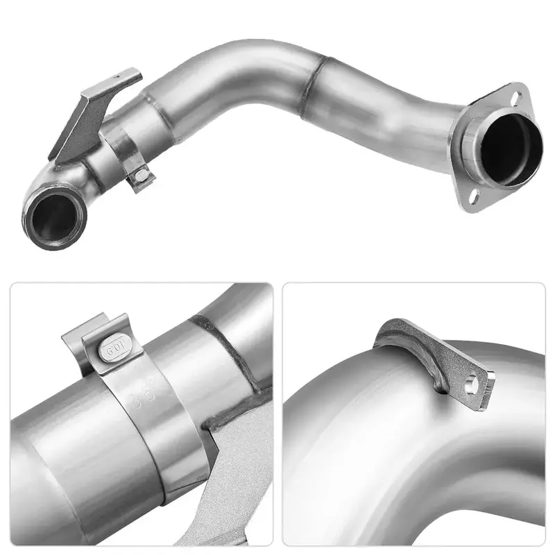 4‘’ Turbo Downpipe Exhaust For 2015-2019 Ford 6.7L Powerstroke F250 F350 F450 F550 | Spelab 4
