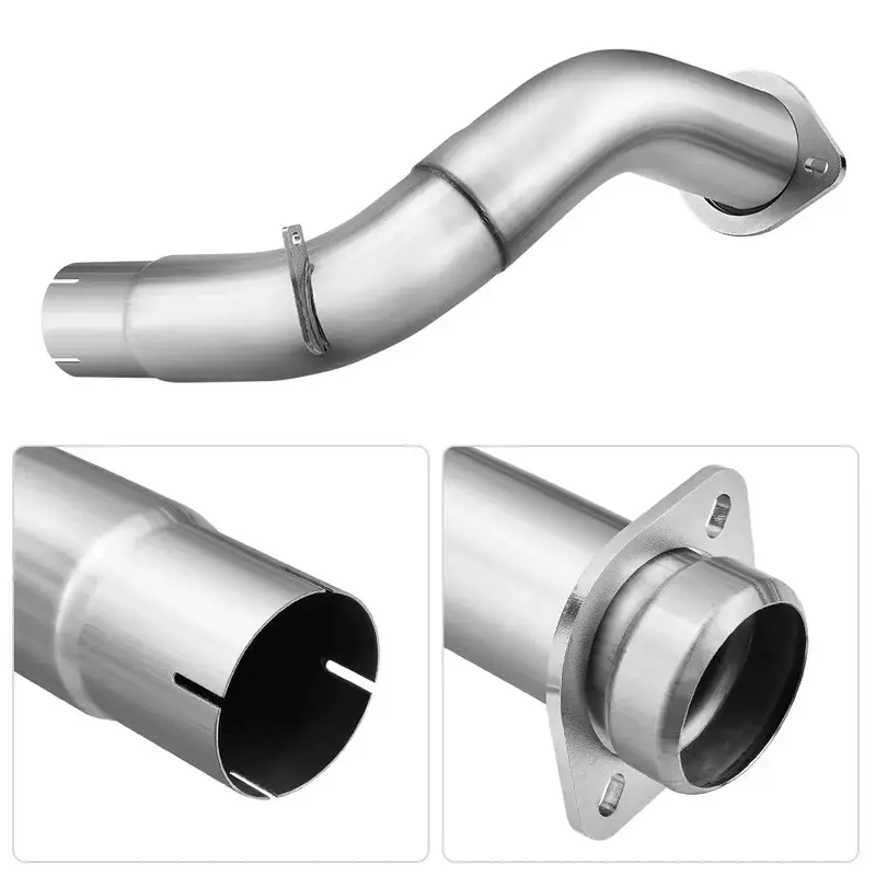 4‘’ Turbo Downpipe Exhaust For 2015-2019 Ford 6.7L Powerstroke F250 F350 F450 F550 | Spelab 5