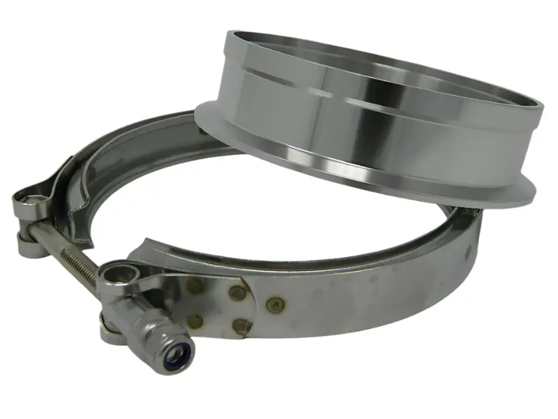 5.75" S400 T6 Chassis Marmon Downpipe Flange W/Clamp 1