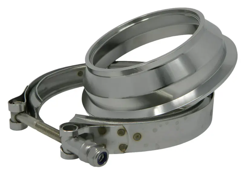 5.75" S400 T6 Chassis Marmon Downpipe Flange W/Clamp 2