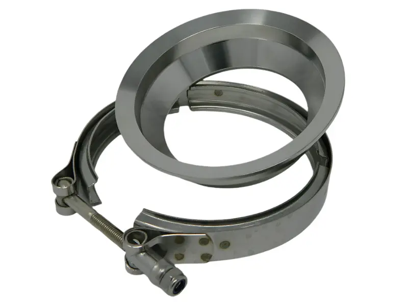 5.75" S400 T6 Chassis Marmon Downpipe Flange W/Clamp 2