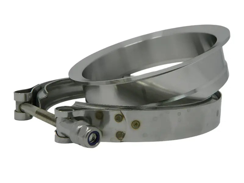 5.75" S400 T6 Chassis Marmon Downpipe Flange W/Clamp 4