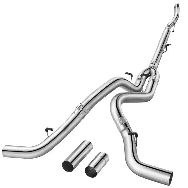 5'' Downpipe Back Duals 2011-2016 Lml 6.6L Duramax Dpf Delete Race Pipe Gm 2500/3500 2