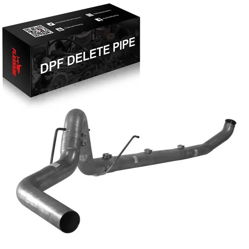 5 Inch 2003-2004 Dodge 5.9L Cummins Turbo-Back Dpf Delete Race Pipe 1