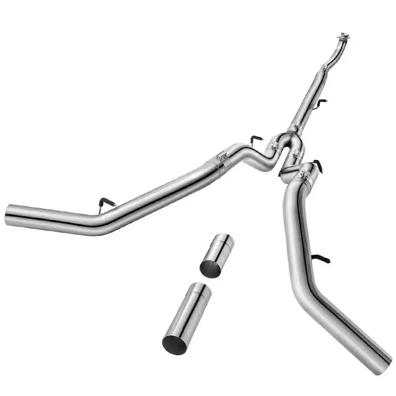 5 Inches Downpipe Back Dual 2017-2019 L5p 6.6L Duramax Dpf Delete Race Pipe Gm 2500/3500 1