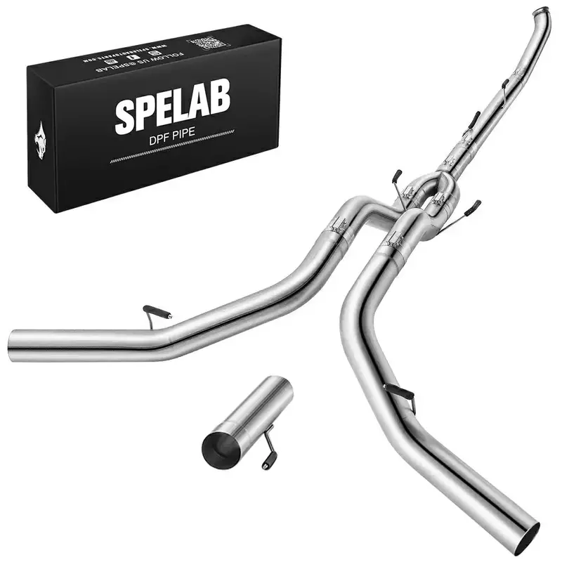 5" Turbo Back Duals Dpf Delete For 2013-2018 Dodge Ram 2500/3500 6.7L Diesel |Spelab 1