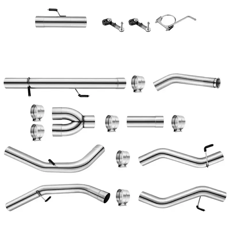 5" Turbo Back Duals Dpf Delete For 2013-2018 Dodge Ram 2500/3500 6.7L Diesel |Spelab 2