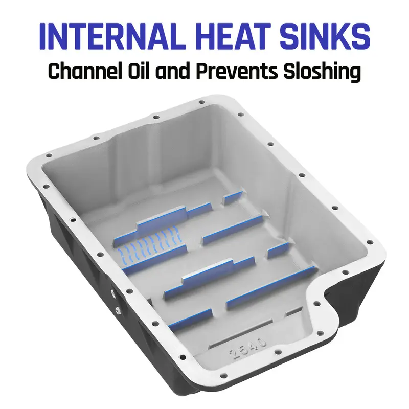 5R110 Transmission Pan For 2003-2010 Ford F250 F350 F450 6.0L / 6.4L Powerstroke Super Duty | Spelab 3