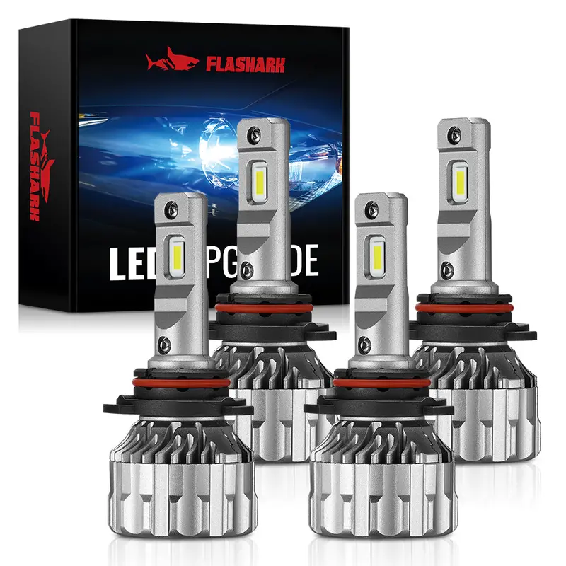 9005/Hb3 9006/Hb4 120W 6500K 22000Lm White Ip67 Led Headlight Bulbs 2 Pairs 1