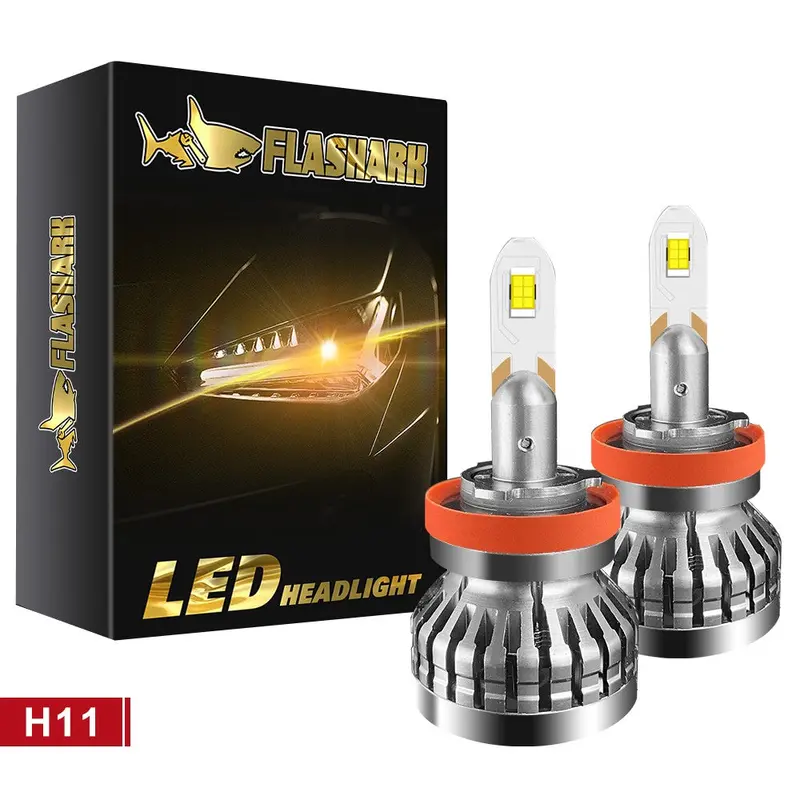 9005/Hb3 H4 H7 H11 H13 Led Headlight Bulbs 80W 6400Lm 6000K 2 Bulbs 4
