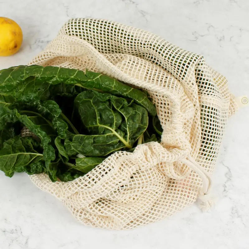 A Slice Of Green Organic Cotton Mesh Produce Bag - Extra Large 2
