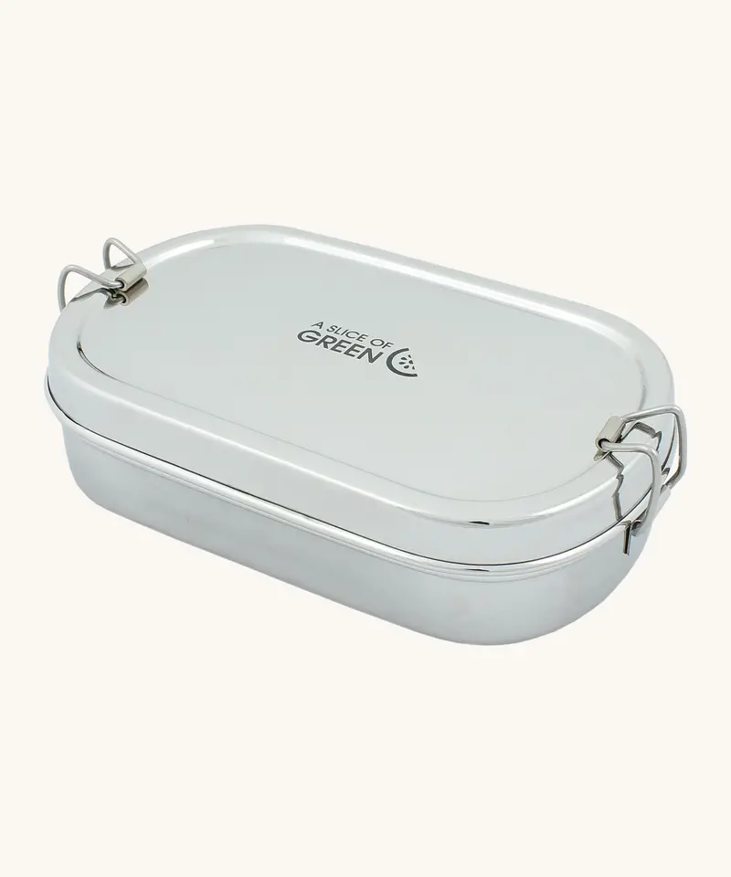A Slice Of Green Oval Lunch Box & Mini Container 1