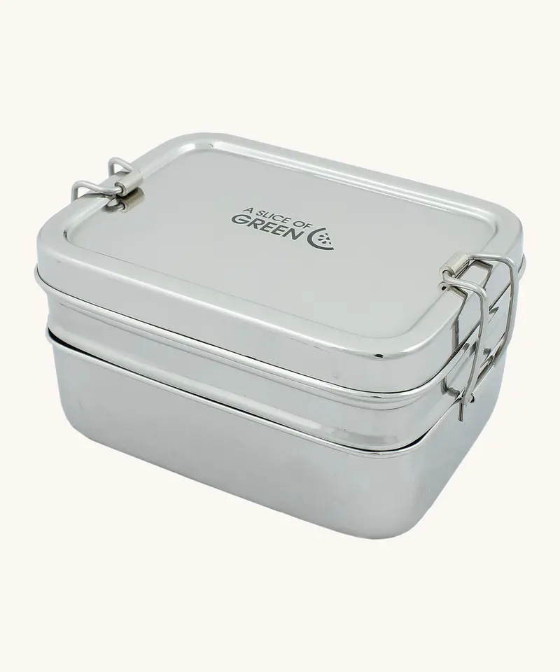 A Slice Of Green Two-Tier Lunch Box & Mini Container 1