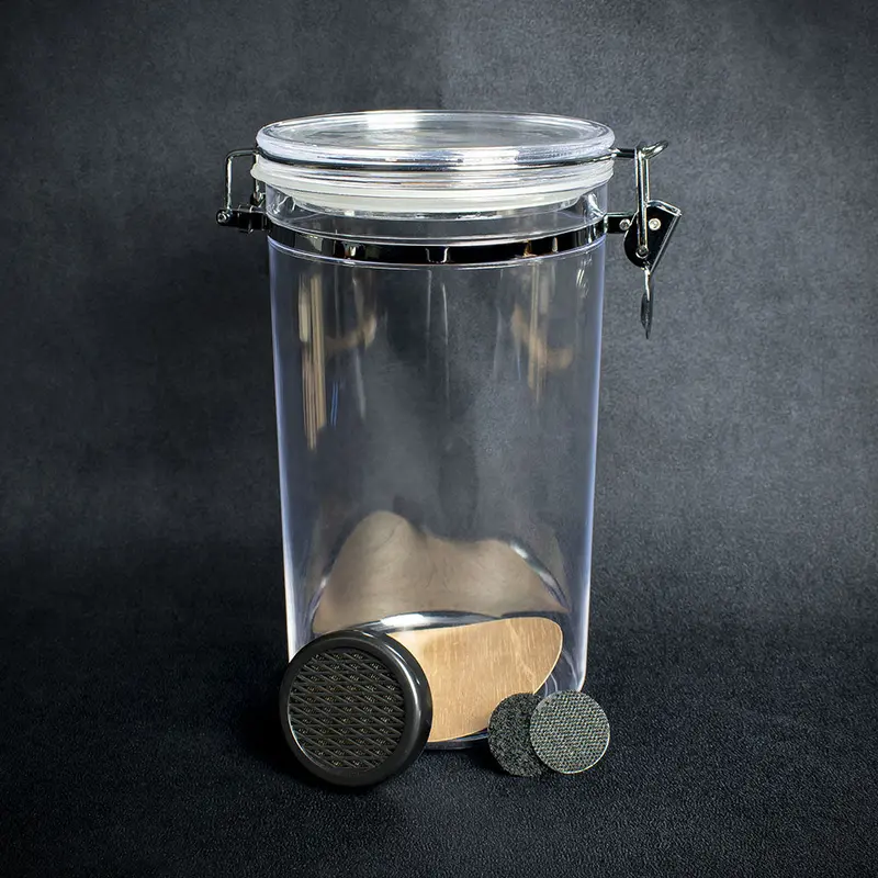 Acrylic Cigar Humidor Jar - 22 Cigars 1