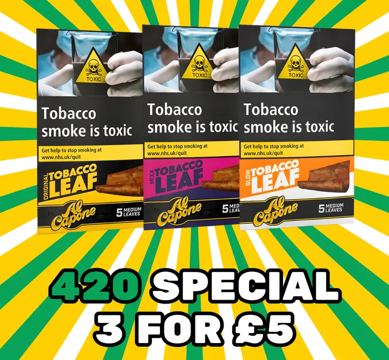 Al Capone Leaf Wrap Three Pack Bundle (15 Leaves) 1
