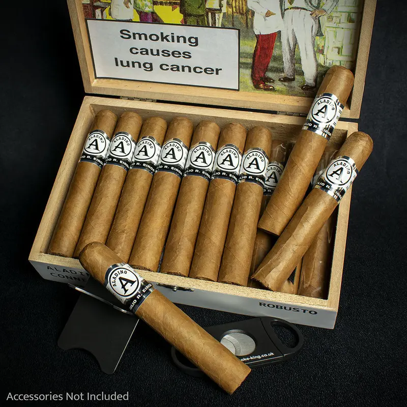 Aladino Connecticut Robusto Cigars - Box Of 20 1