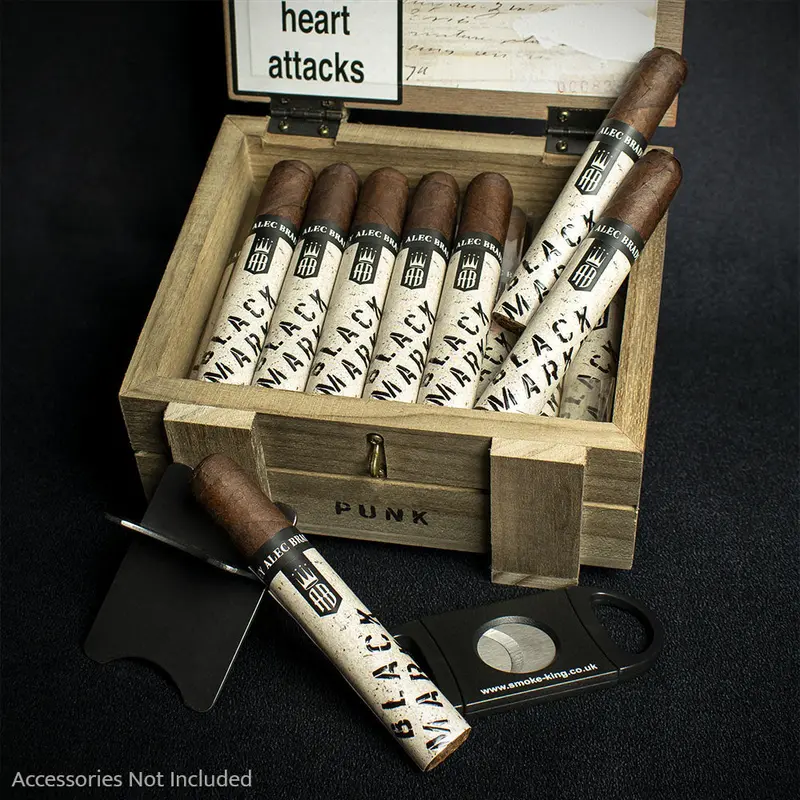 Alec Bradley Black Market Honduras Punk Petit Corona Cigars - Box Of 24 1