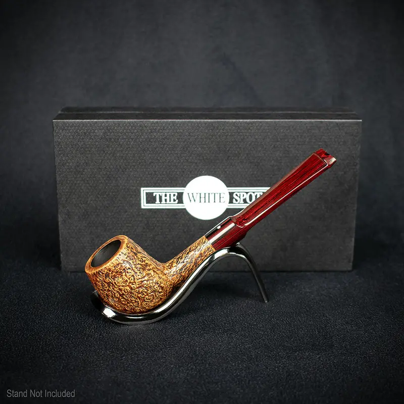 Alfred Dunhill White Spot Briar Smoking Pipe - County 3201 2