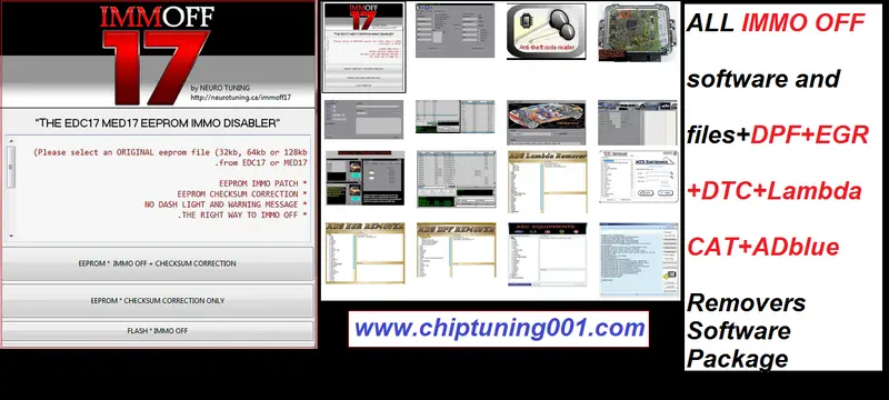 All Immo Off Software And Files+Dpf+Egr+Dtc+Lambda Cat+Adblue Removers Software Package 1