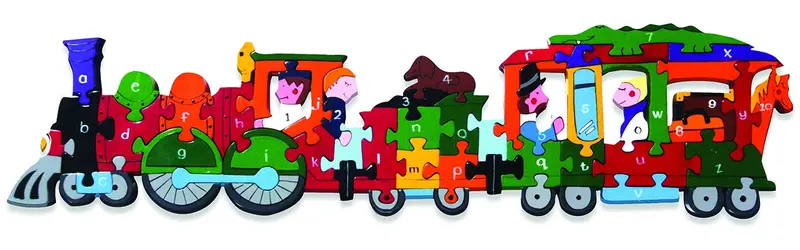 Alphabet Jigsaws Alphabet & Number Train 1
