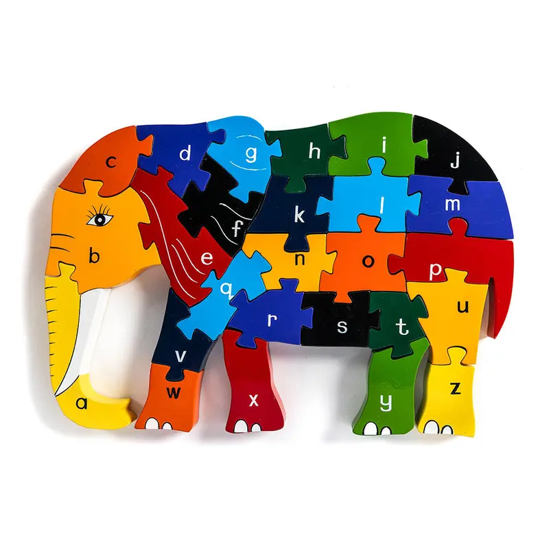 Alphabet Jigsaws Elephant Alphabet 1