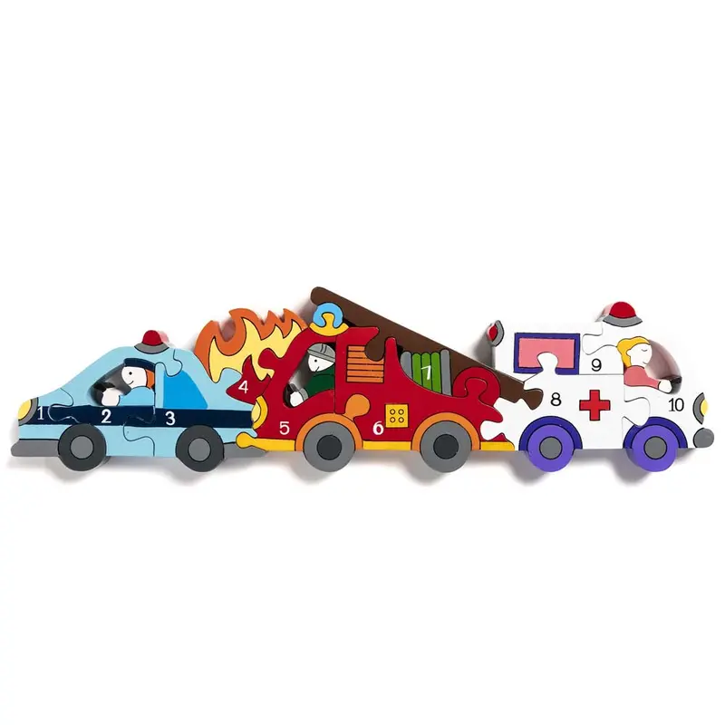 Alphabet Jigsaws Emergency Numbers 1