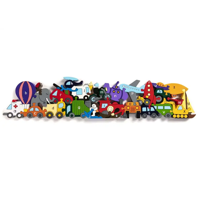 Alphabet Jigsaws Transport Alphabet 1