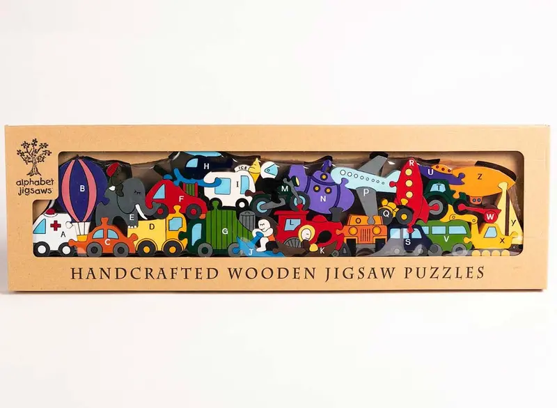 Alphabet Jigsaws Transport Alphabet 2